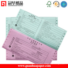 Office Perforated Custom Carbonless Paper